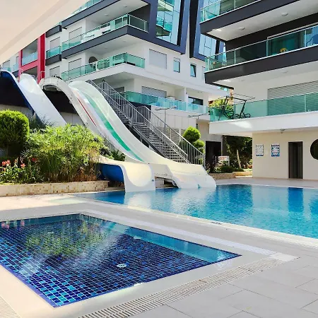 Konak Seaside Homes 1+1 Luxury Seaside Apartment Kargicak (Alanya)